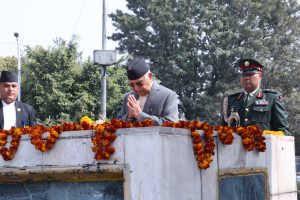 प्रधानमन्त्री केपी शर्मा ओली द्वारा सहिदहरुप्रति श्रद्धाञ्जली अर्पण ( तस्बीरहरु)