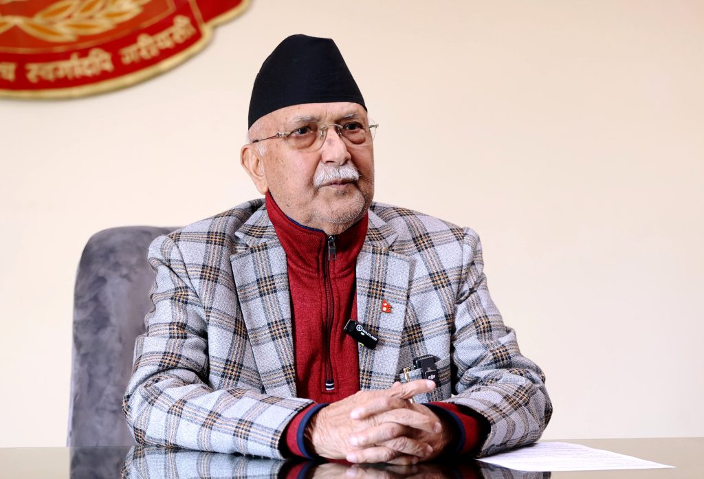 सात प्रदेशका मुख्यमन्त्रीसँग संवाद गर्दै प्रधानमन्त्री ओली, थालेको काम सक्ने प्रतिवद्धता
