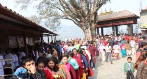 डोलेश्वरमा एकैदिन ६० हजारले गरे दर्शन, साधुसन्तको बिदाइ आज