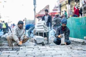 ३३ हजार वर्गमिटरमा ढुङ्गा विछ्याउँदै कामपा, लागत अनुमान करिब साढे २९ करोड
