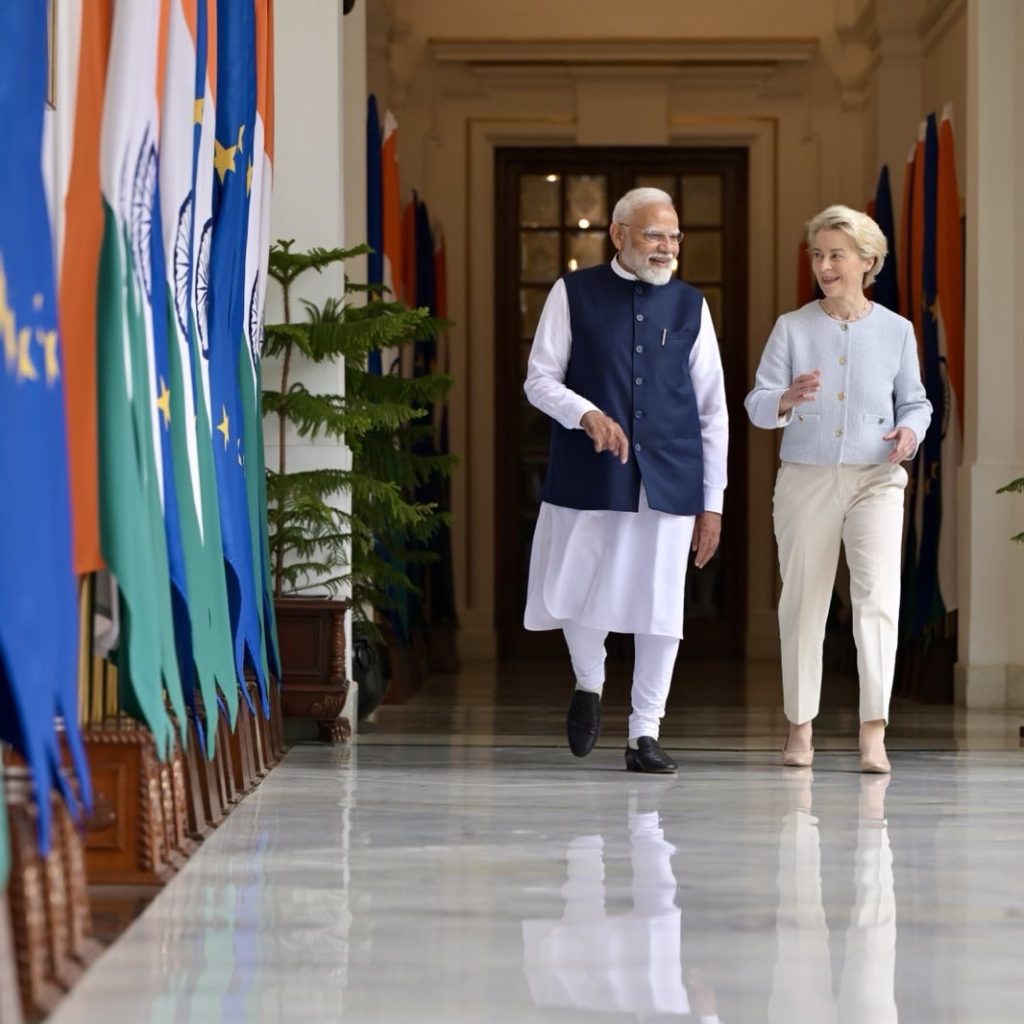 इयुले भारतसँग रक्षा र सुरक्षा साझेदारीलाई कुटनीतिक रुपमा गहिरो बनाउन चाहेको छ :  भोन डेर लेयन