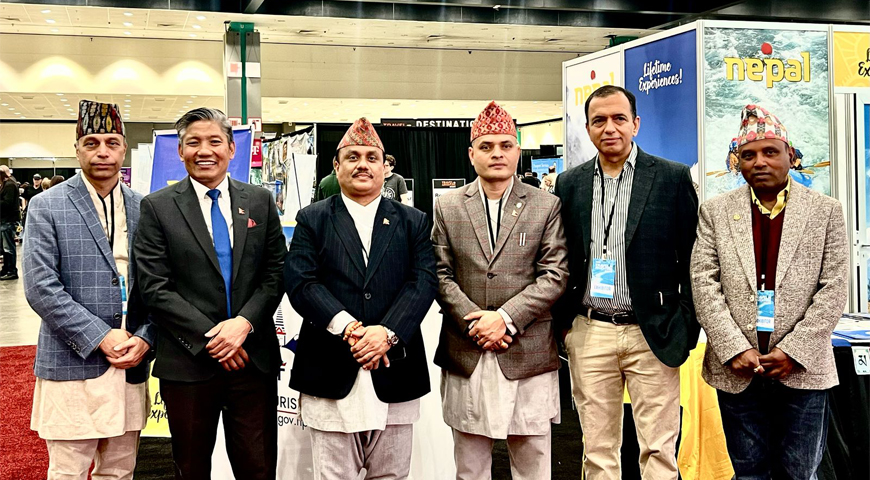 अमेरिकाको लस एन्जलसमा ‘ट्राभल एण्ड एड्भेन्चर शो’, नेपालका प्रतिष्ठित एड्भेन्चर कम्पनीको सहभागीता