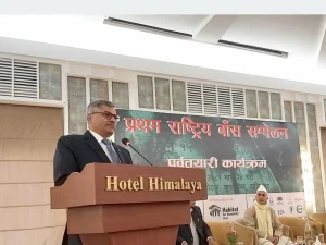 बाँस सम्मेलनले देशमा हरित अर्थतन्त्रको प्रवर्द्धन गर्न सहयोग पुर्‍याउँछ : गभर्नर अधिकारी