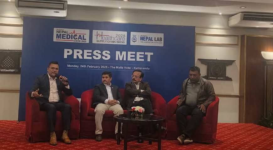 नेपाल मेडिकल एण्ड ल्याब एक्स्पो २०२५ आयोजना हुँदै