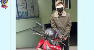 मोटरसाइकल चोरी गर्ने धादिङको सुरज गुरुङ पक्राउ