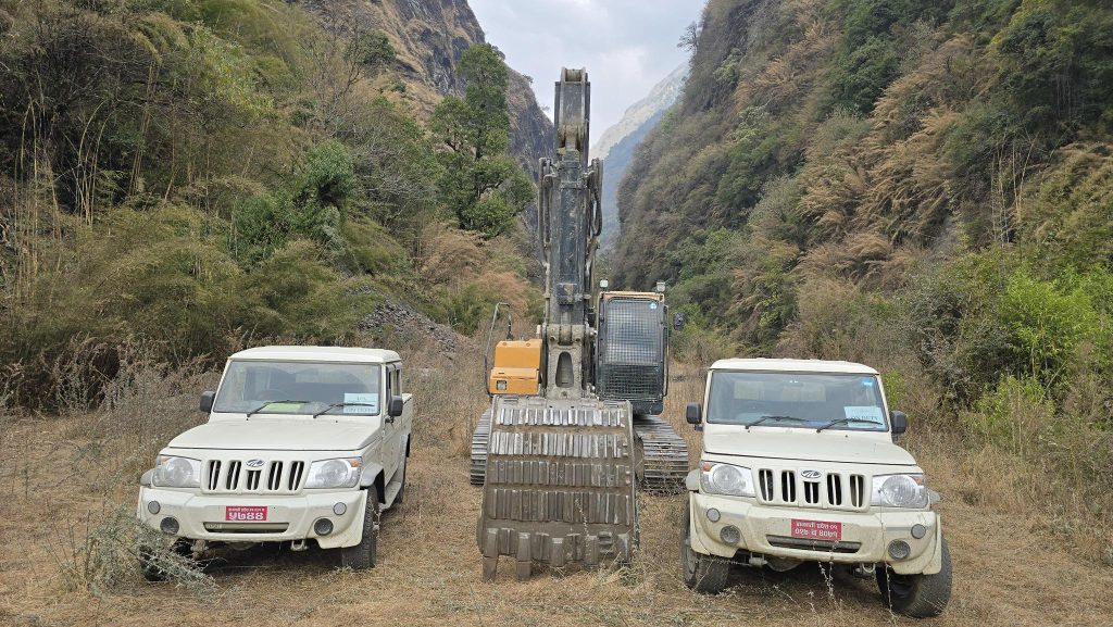 ६५ मेगावाटको म्याग्दीखोला जलविद्युत आयोजनाले जेल्टुङका स्थानीयलाई जोड्यो सडक सञ्जालसँग
