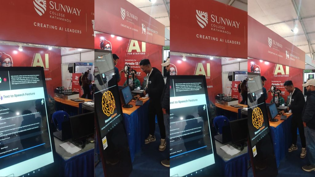 क्यान इन्फोटेक मेलामा सनवे कलेजको गजबको प्रस्तुती, आकर्षक स्टल बन्दै