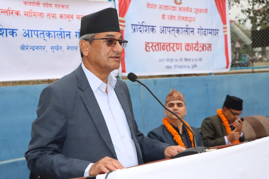‘विपद् व्यवस्थापनको अधिकार प्रदेशलाई दिइसक्यौँ’