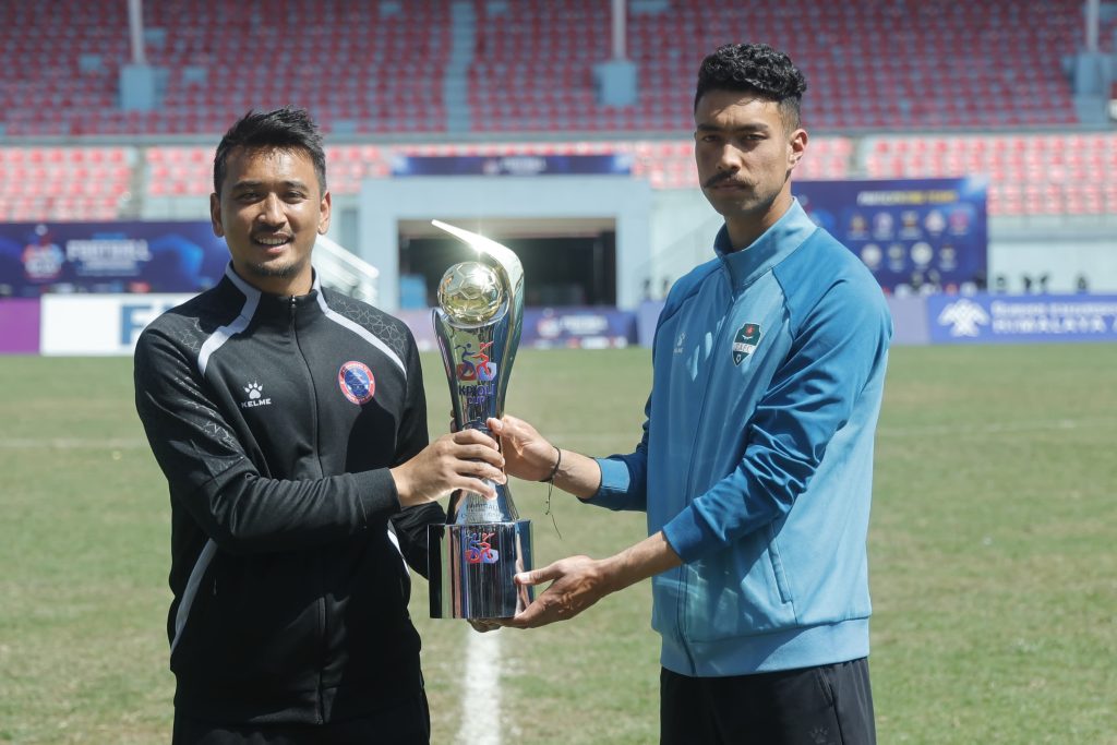 केपी ओली कपको उपाधिका लागि आज मछिन्द्र एफसी र त्रिभुवन आर्मी क्लब प्रतिस्पर्धा गर्दै