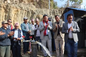 लामीचौरमा ४२ वर्षपछि खानेपानी सुविधा, हर्षित स्थानीय