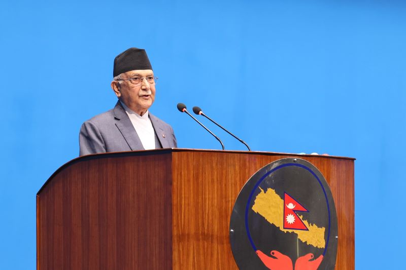 प्रधानमन्त्री ओलीले प्रतिनिधिसभामा विपक्षीलाई जवाफ दिँदै