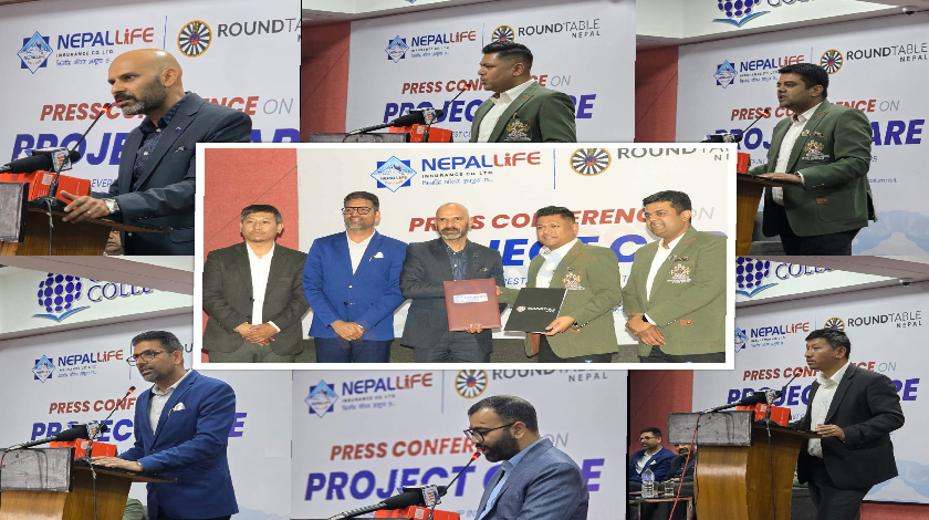 नेपाल लाइफको सगरमाथा सफाइ अभियान : राउण्ड टेबल नेपालसँग सहकार्य