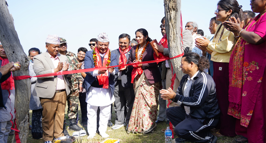 १९ करोड लागतमा बन्ने शङ्करपुर ताल सिँचाइ आयोजनाको शुभारम्भ
