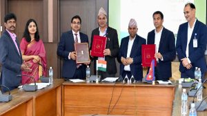 भारत सरकारको सहयोगमा निर्माण हुने १० परियोजनाको समझदारी पत्रमा हस्ताक्षर