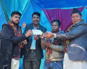 व्यवसायी आचार्यद्वारा एक लाख राशीको छात्रवृत्ति कोष स्थापना