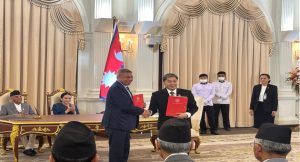 चेम्बर र टुरिजम काउन्सिल थाइल्याण्डबीच पर्यटन क्षेत्रमा सहकार्यको समझदारीपत्रमा हस्ताक्षर