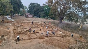 किच्चकबधमा उत्खननका क्रममा ‘दरबारको जग’ भेटियो