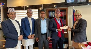 नेप्सेका नवनियुक्त सीइओ चुडामणि चापागाईँले बुझे नियुक्ति पत्र, आजै कार्यभार सम्हाल्ने