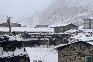 गएराती देखि नै उत्तरी गोरखाको साम्दो क्षेत्रमा भारी हिमपात