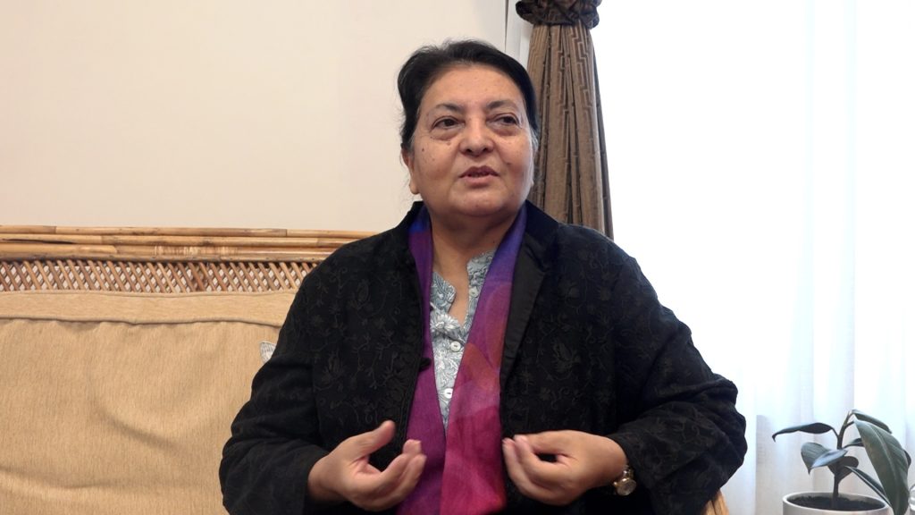 मेरो अबको बाँकी जीवन राष्ट्रका निम्ति रहन्छ : पूर्वराष्ट्रपति भण्डारी