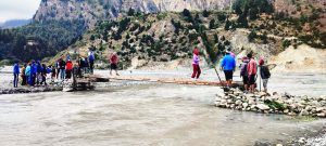 इलाइट रुविना कन्ट्रक्सनले ५ करोडमा ठेक्का लिएको पुल अलपत्र