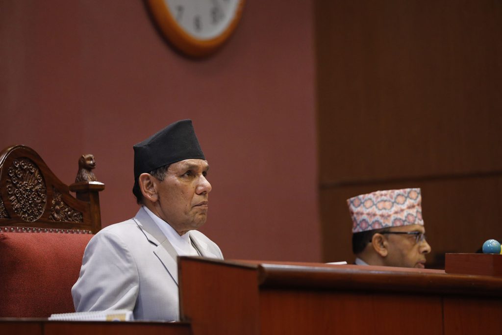 राष्ट्रियसभाबाट नीति तथा कार्यक्रम पारित