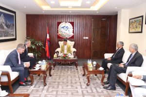 प्रधानमन्त्रीसँग विश्व बैंकका दक्षिण एसिया उपाध्यक्ष रायसरले गरे शिष्टाचार भेट