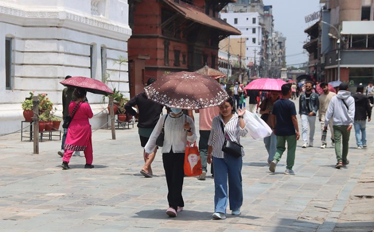 पश्चिम नेपालका छ जिल्लामा अत्यधिक गर्मीको सम्भावना