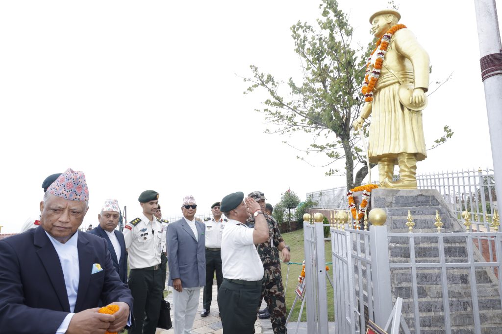 प्रधानसेनापतिद्वारा काजी कालुपाण्डेप्रति श्रद्धासुमन