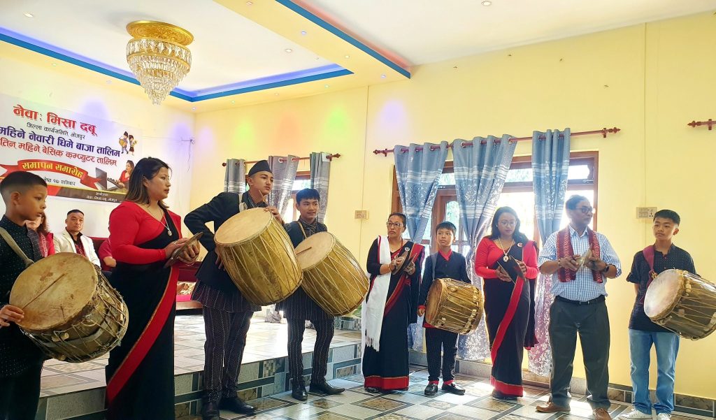 ‘धिमे बाजा’को संरक्षणमा जुट्दै भोजपुरका नेवार समुदाय