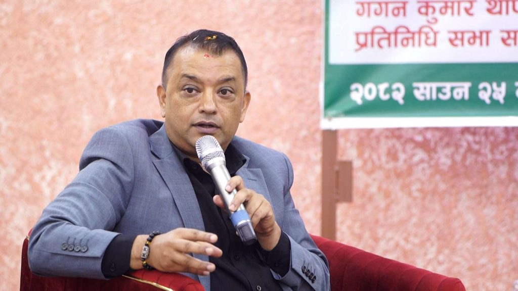 पार्टी र राजनीतिमाथि लामो समयबाट कन्ट्रोल भयो, देउवा, ओली र प्रचण्डले राजनीतिबाट सन्यास लिए सबैभन्दा खुसी हुन्छु : गगन थापा