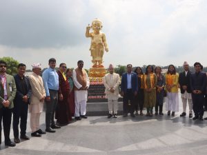 लुम्बिनी भ्रमणमा भारतीय प्रधानन्यायाधीश गवई