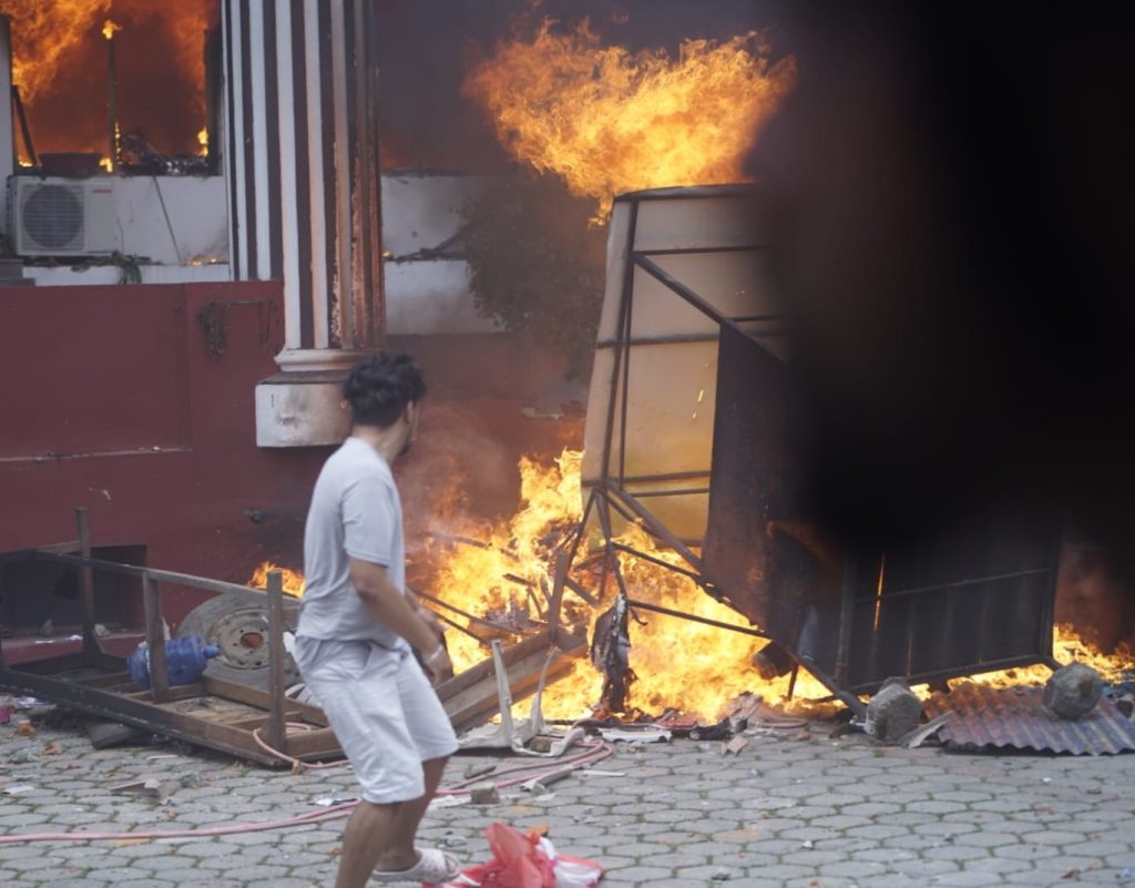 राष्ट्रपति पौडेल निवासमा आगजनी