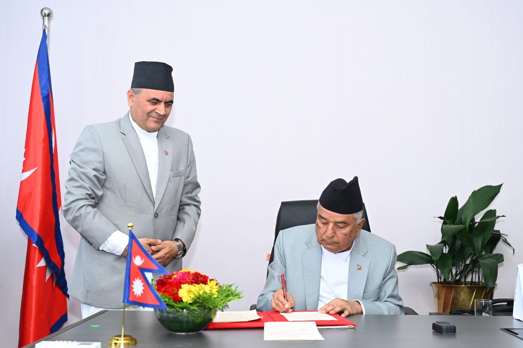 राष्ट्रपतिबाट मतदाता नामावलीसम्बन्धी अध्यादेश जारी