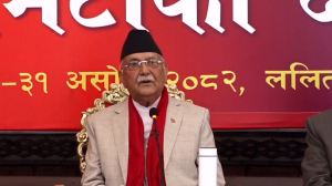 भदौ २४ को  विध्वंसबारे ओली: राज्य संयन्त्रकै प्रयोगबाट सजिलै रोक्न सकिन्थ्यो तर हामीले सकेनौं, जनताकै प्रयासबाट रोकिनुपर्थ्र्यो