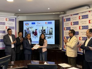 राष्ट्रिय वाणिज्य बैंकद्वारा ऊर्जा दक्षता प्रवर्द्धन गर्ने १३ उद्योगलाई चार करोड रुपैयाँ बढी अनुदान वितरण