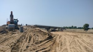 करिब २६ करोड लागतमा निर्माणाधिन पक्कि पुल अन्तिम चरणमा