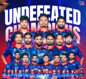 नेपाललाई विश्वकप छनोटको उपाधि