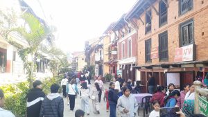 बन्दीपुरका होटलमा पर्यटक भरिभराउ हुँदा व्यवसायी उत्साहित