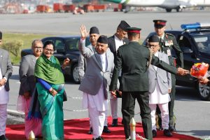 ३० वर्षपछि हुन लागेको ‘सामाजिक विकासका लागि दोस्रो विश्व शिखर सम्मेलन’ मा सहभागी हुन राष्ट्रपति कतारतर्फ प्रस्थान