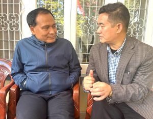 मेलम्ची खानेपानीको अवरोध हटाउन मन्त्री घिसिङद्वारा हेलम्बु गाउँपालिकालाई आग्रह