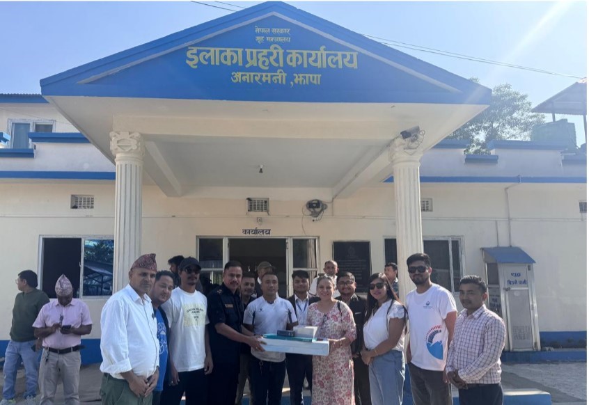 हिमालयन एभरेष्ट इन्स्योरेन्सद्वारा प्रहरी कार्यालयलाई सहयोग