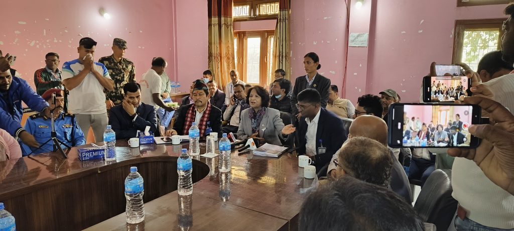 नारायणी अस्पतालको भवन निर्माण सङ्घीय सरकारको प्राथमिकतामा छ: स्वास्थ्य मन्त्री गौतम