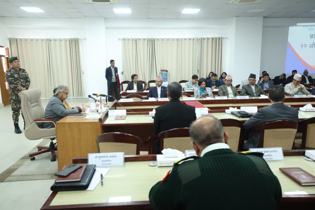भ्रष्टाचारविरुद्ध कठोर कदम चाल्न सरकार पछि हट्दैन, राज्यका स्थापित संयन्त्र क्रियाशील भइसकेका छन् : प्रधानमन्त्री कार्की
