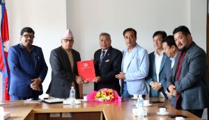 चेम्बरद्धारा मुुख्य सचिवसमक्ष सुरक्षाको प्रत्याभूति र आर्थिक नीतिगत स्थायीत्वका लागि सुझाव