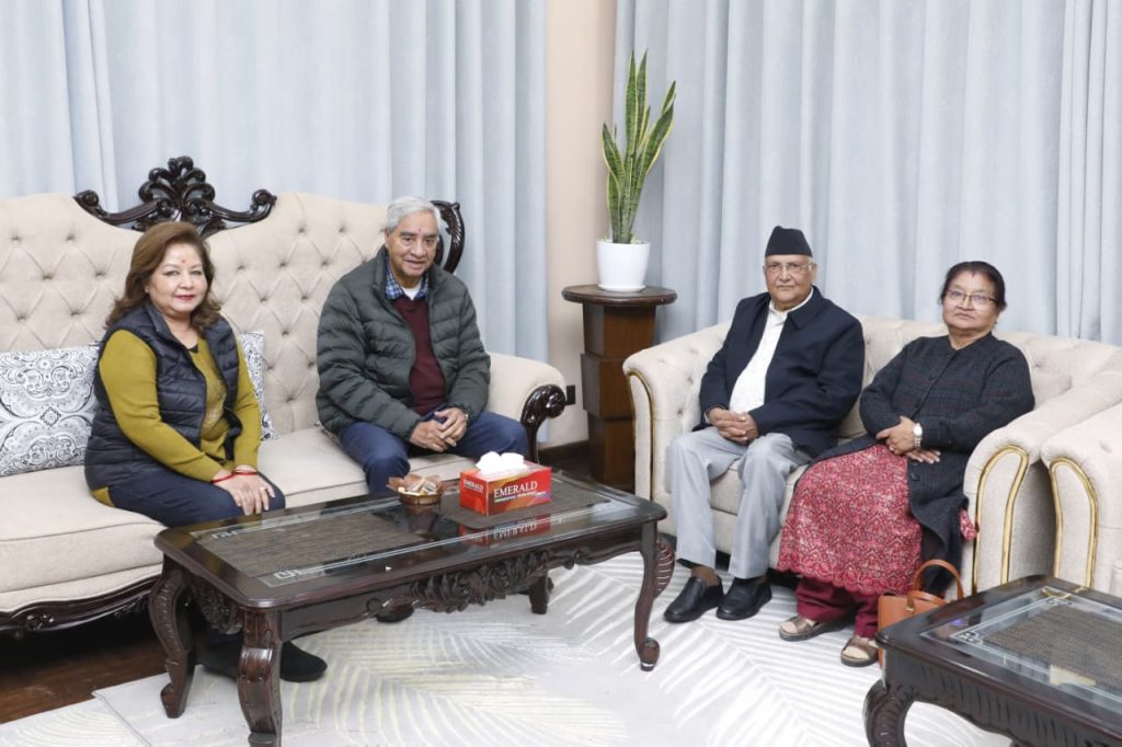 देउवा–ओलीबीच भेटवार्ता