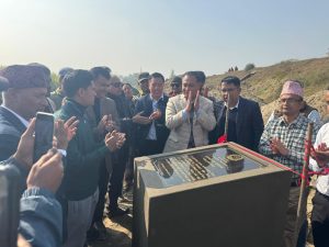 बर्दिया-कैलाली जोड्ने दौलतपुरघाट पुलको शिलान्यास, निर्माण लागत १५ करोड