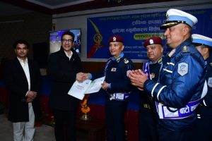 ट्राफिक प्रहरी र नाइमाबीच समझदारीपत्रमा हस्ताक्षर