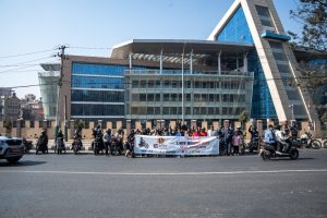 कर्पोरेट समाचारको पहिलो वार्षिकोत्सवमा रोयल इन्फिल्डसँग ‘लेडिज बाइक राइड’ सम्पन्न
