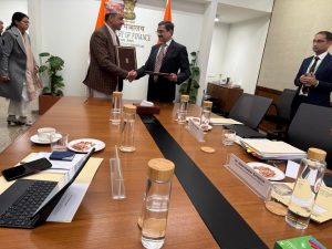 नेपाल–भारतबीच वस्तु आगमनपूर्व सूचना आदान–प्रदानसम्बन्धी समझदारीपत्रमा हस्ताक्षर